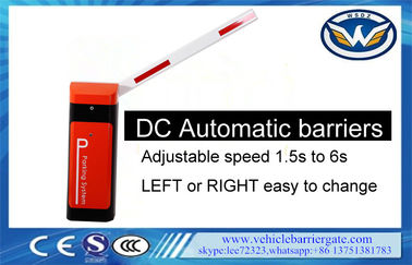 Barreras Speed1.5-6s ajustable del camino de puerta de la barrera del vehículo de DC