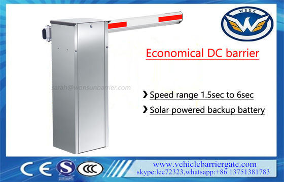 Puerta automática inoxidable de la barrera del acero DC24V 200W 0.3sec