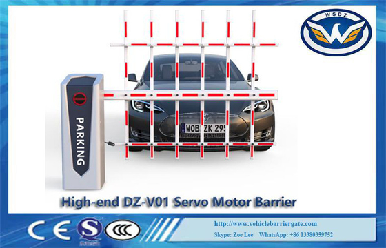 Control de acceso de alta velocidad del vehículo de la seguridad de la puerta de la barrera del auge del motor servo de DC