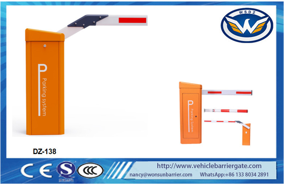 barrera automática del auge de la puerta de la barrera del motor servo de la velocidad rápida 0.6s con energía solar