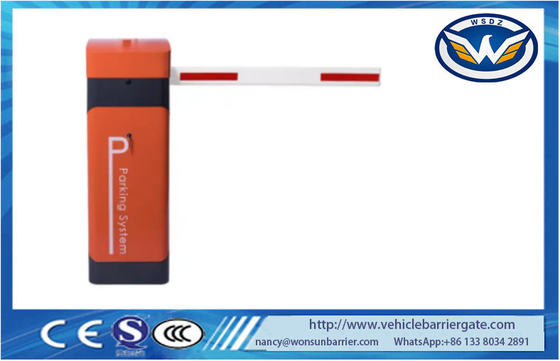 Puerta automática de la barrera del auge del acceso del vehículo resistente con el lector de tarjetas del motor de DC