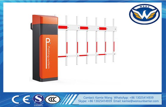 Velocidad ajustable Barrera de tráfico Puerta 24V DC Motor sin escobillas Barrera de aparcamiento con brazo de 6 m