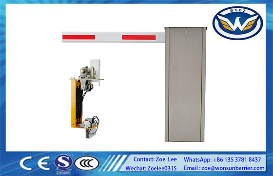 Puerta de barrera de estacionamiento de acero inoxidable 304 con servomotor para seguridad de estacionamiento inteligente