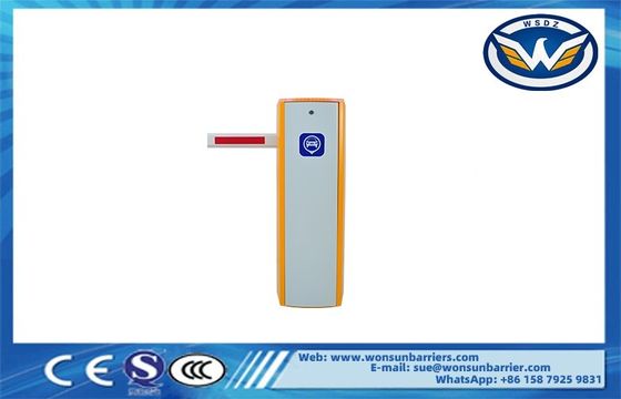 Puertas de barrera de entrada de luz LED con RS485 y carcasa blanca naranja