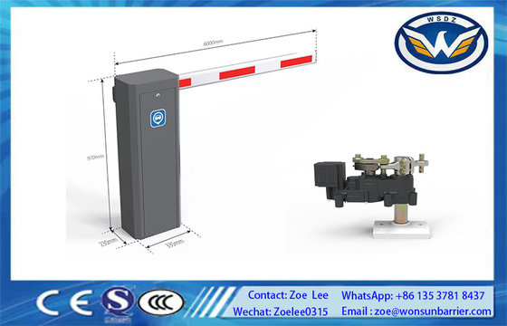 Puerta de barrera inteligente con velocidad ajustable 2.5s-6s DZ-2212
