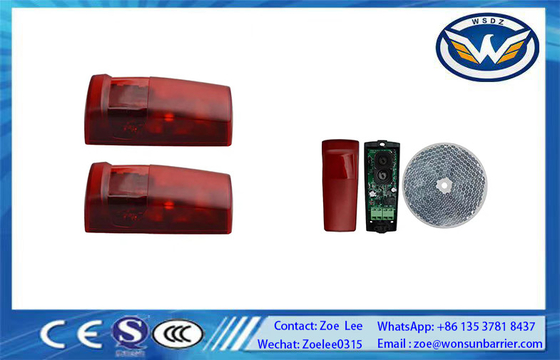 Sensor de fotocélulas infrarrojas automático de puerta de barrera de estacionamiento con fuente de alimentación DC 10.5V-24V/0.5A