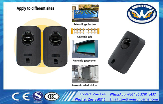 Detector de haz infrarrojo para motores de puertas correderas 12/24V AC/DC Auto-alineación 15m de detección