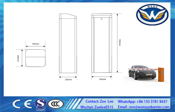 Puerta de barrera sin escobillas DC de tercera generación DZ-830