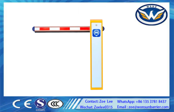 Barrera automática de voltaje DC24V con velocidad ajustable de 1.5s-6s para estacionamiento
