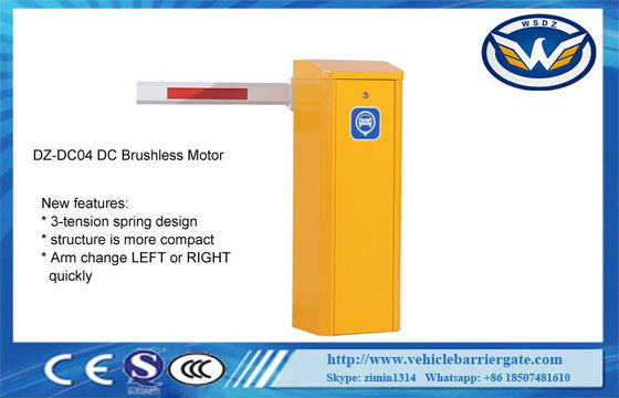 Motor sin cepillo inteligente del brazo DC24V de la puerta los 6m de la barrera para el sistema del estacionamiento