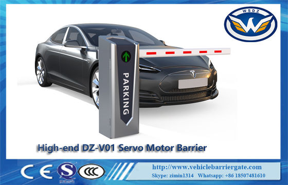 Brazo recto automático eléctrico inteligente del máximo los 6m de la barrera de DC 24V de la puerta de la barrera del motor que parquea servo