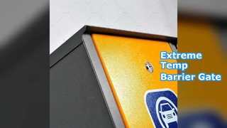 Puerta de barrera: acceso al estacionamiento a temperaturas extremas